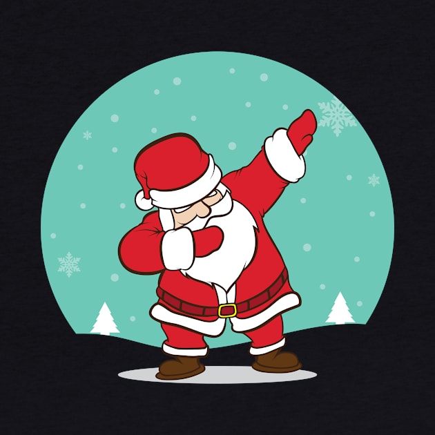 'Dabbing Santa' Cute Dabbing Santa Christmas by ourwackyhome